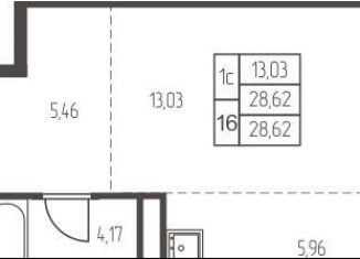 Продается квартира студия, 28.6 м2, Ивантеевка