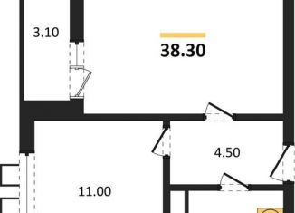 Продам 1-комнатную квартиру, 38.3 м2, Воронеж, улица Шишкова, 140Б/6