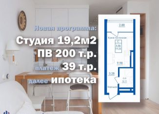 Квартира на продажу студия, 19.3 м2, село Михайловка, Новоуфимская улица, 13