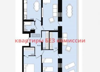 Продам 3-ком. квартиру, 106.1 м2, Красноярский край