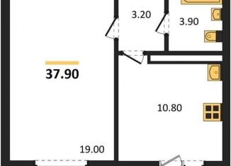 Продажа 1-ком. квартиры, 37.9 м2, Воронеж, улица Шидловского, 28