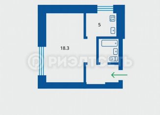 Продам 1-ком. квартиру, 30.2 м2, Мурманск, улица Фурманова, 15, Октябрьский округ