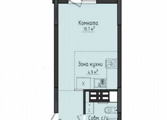 Продается квартира студия, 23.5 м2, село Первомайский, жилой комплекс Город Оружейников, 22