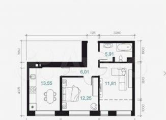 Продаю 2-комнатную квартиру, 52.7 м2, Иркутск, Верхняя набережная, 133