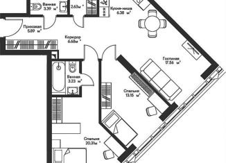 Продается трехкомнатная квартира, 80 м2, Москва, 3-й Силикатный проезд, 6, СЗАО