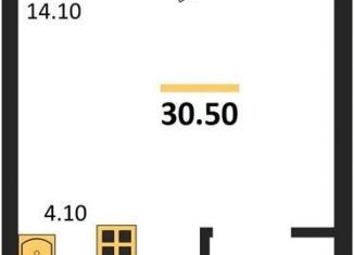 Продам квартиру студию, 30.5 м2, Новосибирская область, Прибрежная улица, 4/2