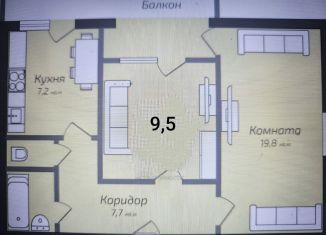 Сдаю в аренду 2-ком. квартиру, 50 м2, Балаклава, улица Терлецкого, 11А