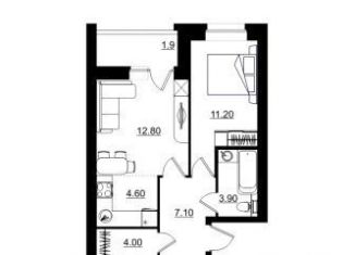 Продается 2-ком. квартира, 45.5 м2, Киров, Октябрьский район