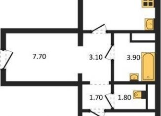 Продам 1-комнатную квартиру, 49.5 м2, Воронеж, улица Загоровского, 9/1