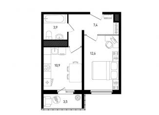 Продается 1-комнатная квартира, 35.9 м2, Ростов-на-Дону, улица Ерёменко, 110 /1с2, Советский район