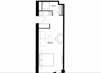 Квартира на продажу студия, 32.4 м2, Санкт-Петербург, Красногвардейский район, проспект Энергетиков, 6