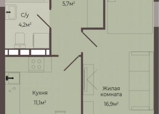 Продажа однокомнатной квартиры, 38.4 м2, Нижний Новгород, Автозаводский район