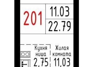 Продается квартира студия, 22.8 м2, Екатеринбург, метро Геологическая