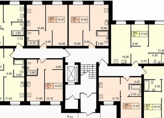 Продам однокомнатную квартиру, 36.3 м2, Татарстан, площадь Азатлык