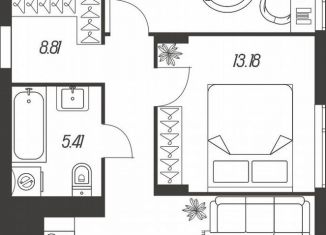 Продажа 2-комнатной квартиры, 68.3 м2, Тула, Зареченский территориальный округ