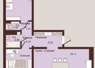 Двухкомнатная квартира на продажу, 78 м2, Оренбург, Нагорная улица, 4