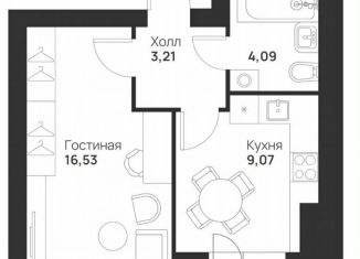 Продажа 1-ком. квартиры, 35.4 м2, Тула, Привокзальный территориальный округ