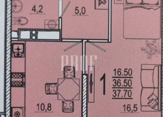 Продаю 1-комнатную квартиру, 38 м2, Новороссийск, ЖК Клевер, улица Куникова, 47Ак1