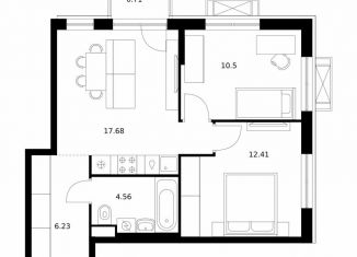 Продается 2-ком. квартира, 52.1 м2, Бурятия, улица Шмидта, 37А