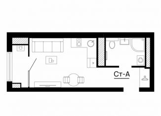 Продается квартира студия, 24 м2, Астрахань, Кировский район