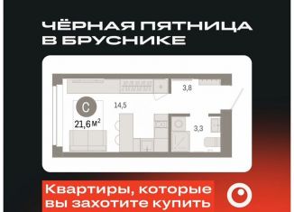 Продажа квартиры студии, 21.6 м2, Тюмень, Ленинский округ