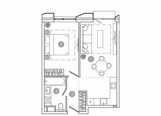 Продам 2-ком. квартиру, 45.4 м2, Москва, ВАО