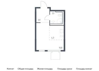 Квартира на продажу студия, 22.1 м2, Москва, Молжаниновский район