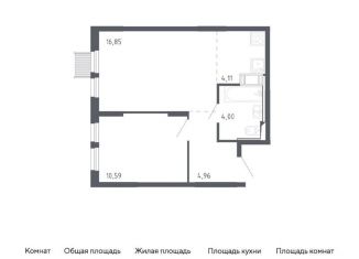 Продам 2-комнатную квартиру, 40.5 м2, Москва, метро Пятницкое шоссе, жилой комплекс Молжаниново, к1