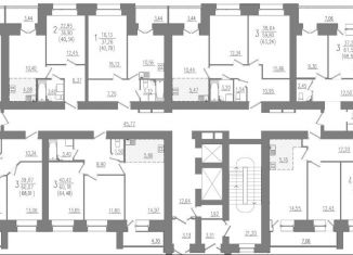 Продажа 1-ком. квартиры, 40.7 м2, Брянск, ЖК Центральный