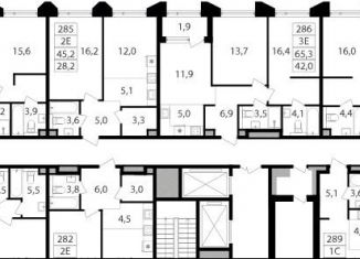 Продажа двухкомнатной квартиры, 42.7 м2, Москва, станция Гражданская, жилой комплекс Петровский парк II, к1