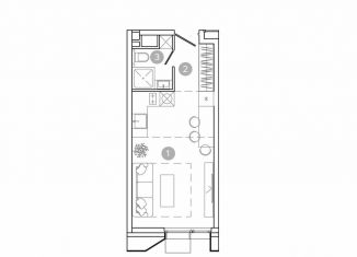 Продам квартиру студию, 24.7 м2, Москва, ВАО