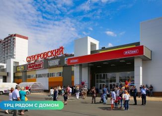 Однокомнатная квартира на продажу, 38.4 м2, Ростов-на-Дону, улица Юрия Дубинина, 1/1, ЖК Суворовский