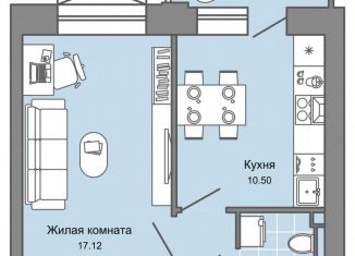 Продажа 1-комнатной квартиры, 37 м2, Кировская область, улица 4-й Пятилетки, 86