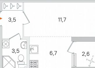 Продаю квартиру студию, 26.7 м2, Санкт-Петербург