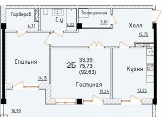 Продаю 2-ком. квартиру, 92.6 м2, Дербент