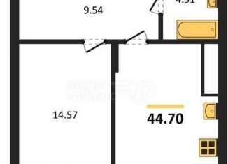 1-ком. квартира на продажу, 44.2 м2, поселок Малое Исаково