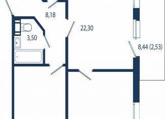 Продажа двухкомнатной квартиры, 74.9 м2, Сестрорецк, улица Инструментальщиков, 18