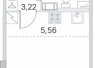 Продажа квартиры студии, 27.1 м2, посёлок Шушары