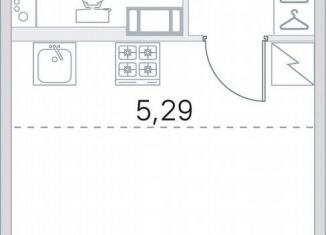 Квартира на продажу студия, 26.4 м2, посёлок Шушары