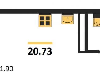 Продается квартира студия, 20.7 м2, Воронеж