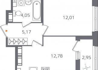 Продажа 1-комнатной квартиры, 35.5 м2, Санкт-Петербург, Калининский район