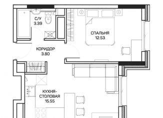 Продажа 1-комнатной квартиры, 35.6 м2, Москва, улица Корнейчука, 27, метро Медведково