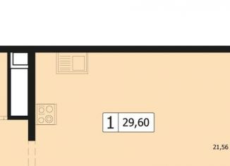 1-ком. квартира на продажу, 29.6 м2, Краснодар, улица Автолюбителей, 1Длит4, микрорайон Гидрострой