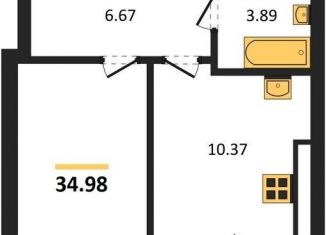 Продажа 1-ком. квартиры, 35 м2, Калининград