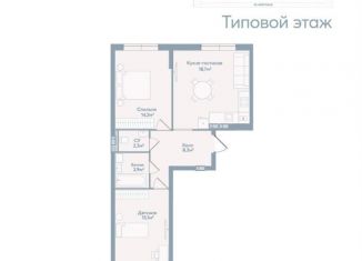 Продам 2-ком. квартиру, 66.5 м2, Астрахань, Моздокская улица, 40