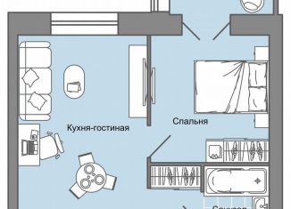 Продажа 2-ком. квартиры, 41 м2, Удмуртия, улица Строителя Николая Шишкина, 11к1