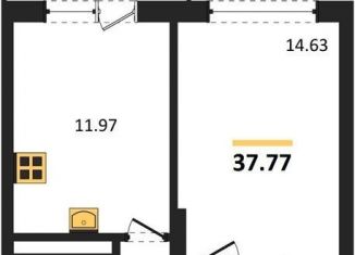 Однокомнатная квартира на продажу, 37.8 м2, Воронеж, Коминтерновский район, Московский проспект, 66