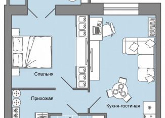 Продается 2-комнатная квартира, 48 м2, Удмуртия, улица Строителя Николая Шишкина, 11к1