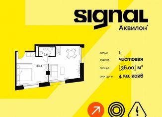 Продажа 1-ком. квартиры, 36 м2, Москва, Сигнальный проезд, 12