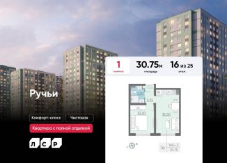 Продажа 1-комнатной квартиры, 30.8 м2, Санкт-Петербург